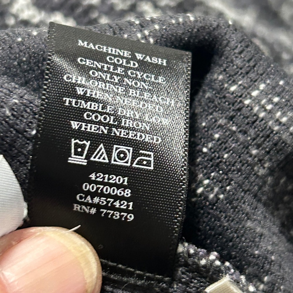 Ann Taylor Women's Black and White Knit Dress Sleeveless Career‎ Size 14 - Picture 5 of 5